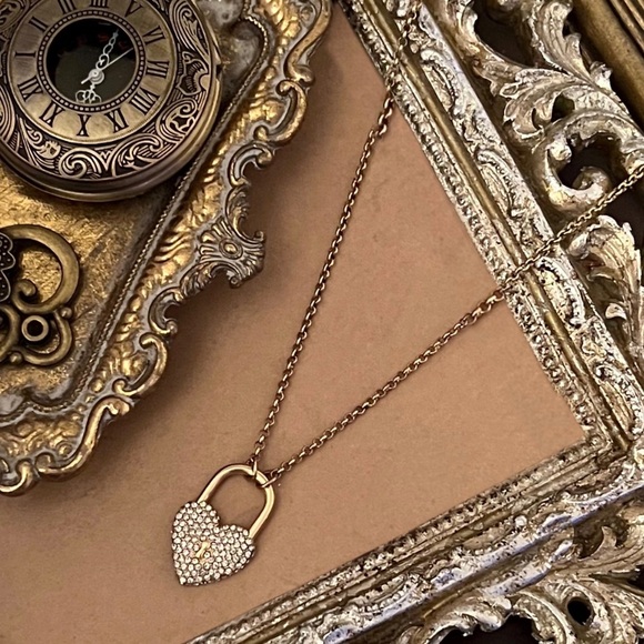 BAUBLEBAR • Sugarfix Gold Heart Love Lock Necklace Valentine’s Day - Picture 3 of 3